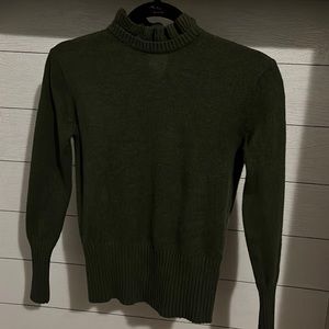 Jcrew wool-blend ruffle neck